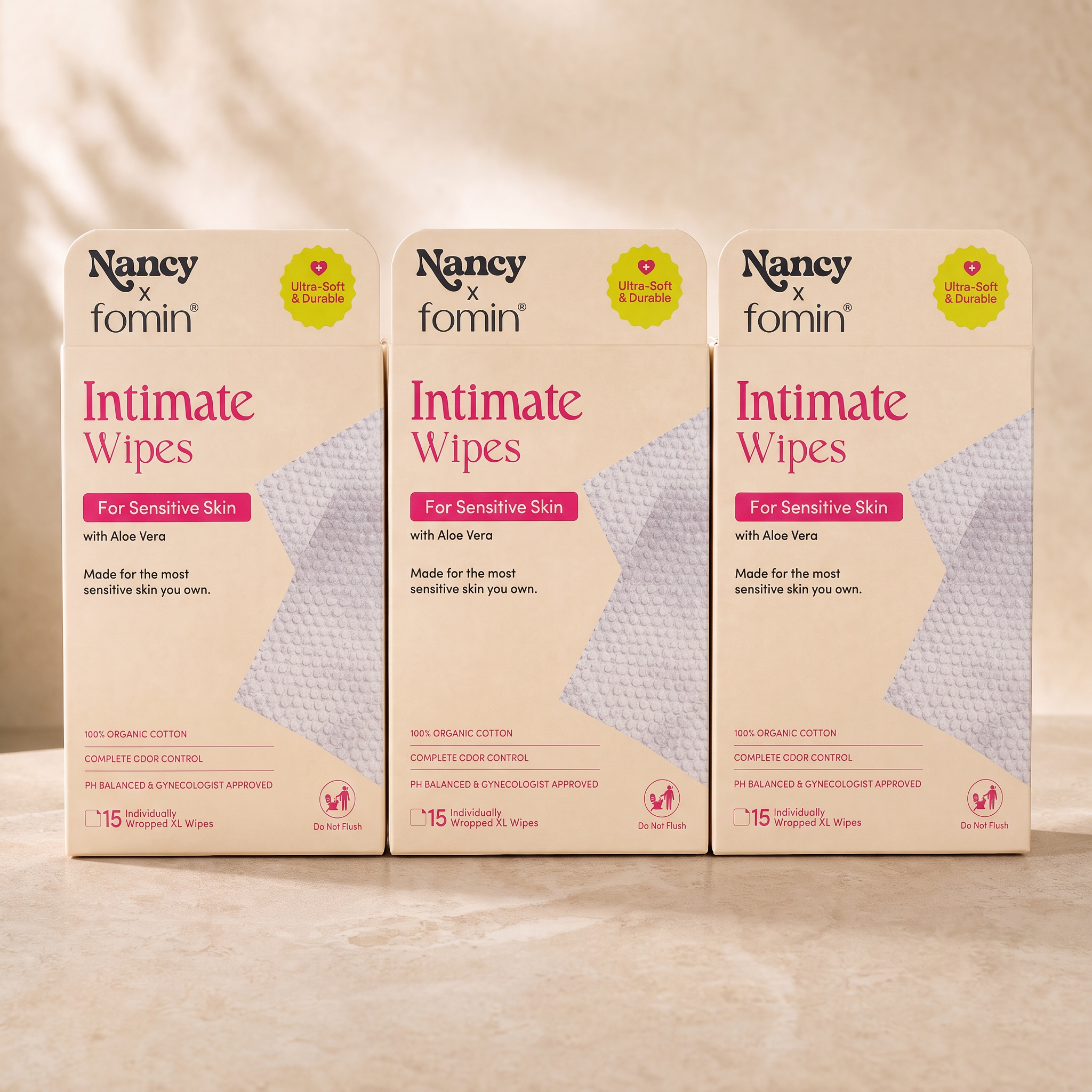 Nancy x Fomin - Intimate Wipes
