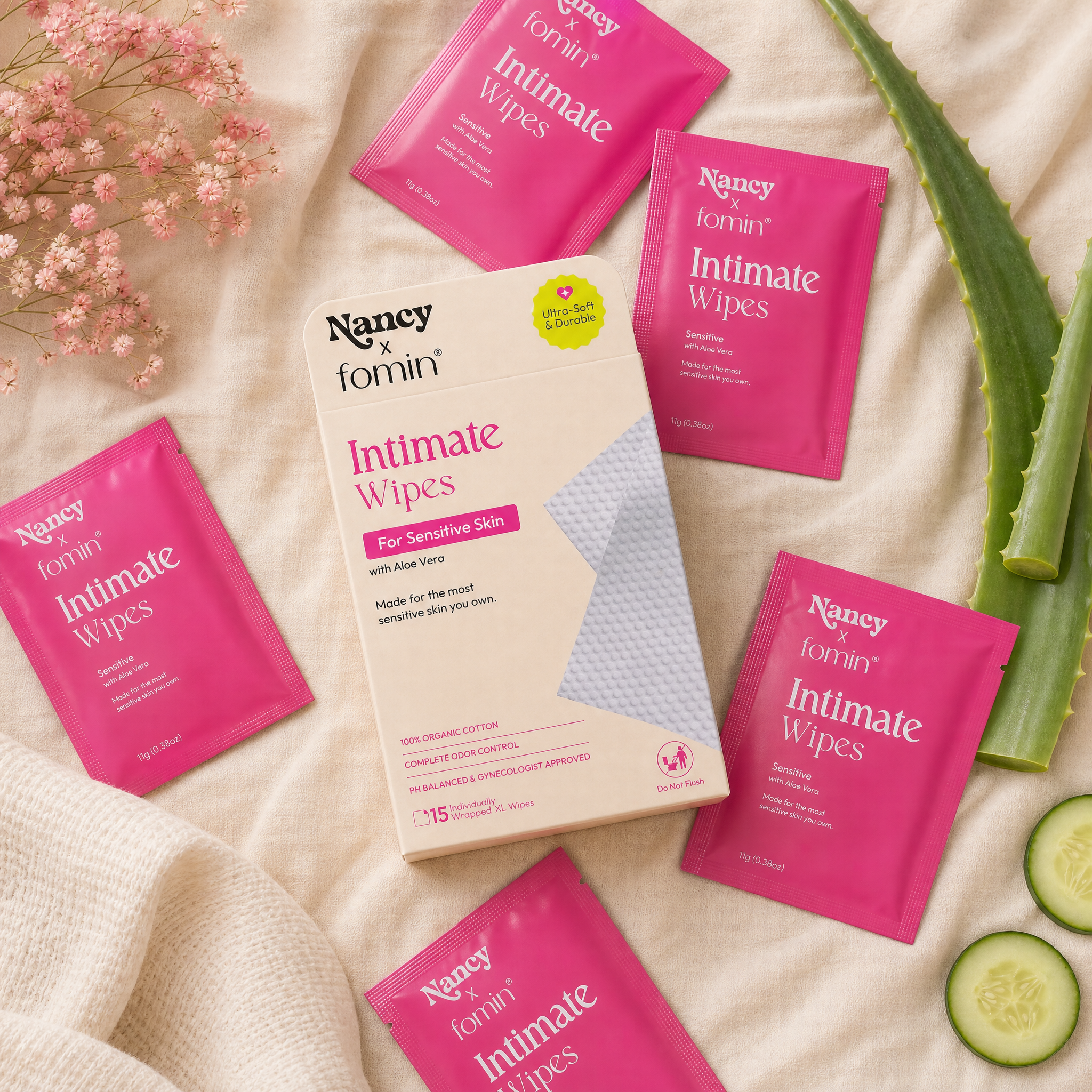 Nancy x Fomin - Intimate Wipes