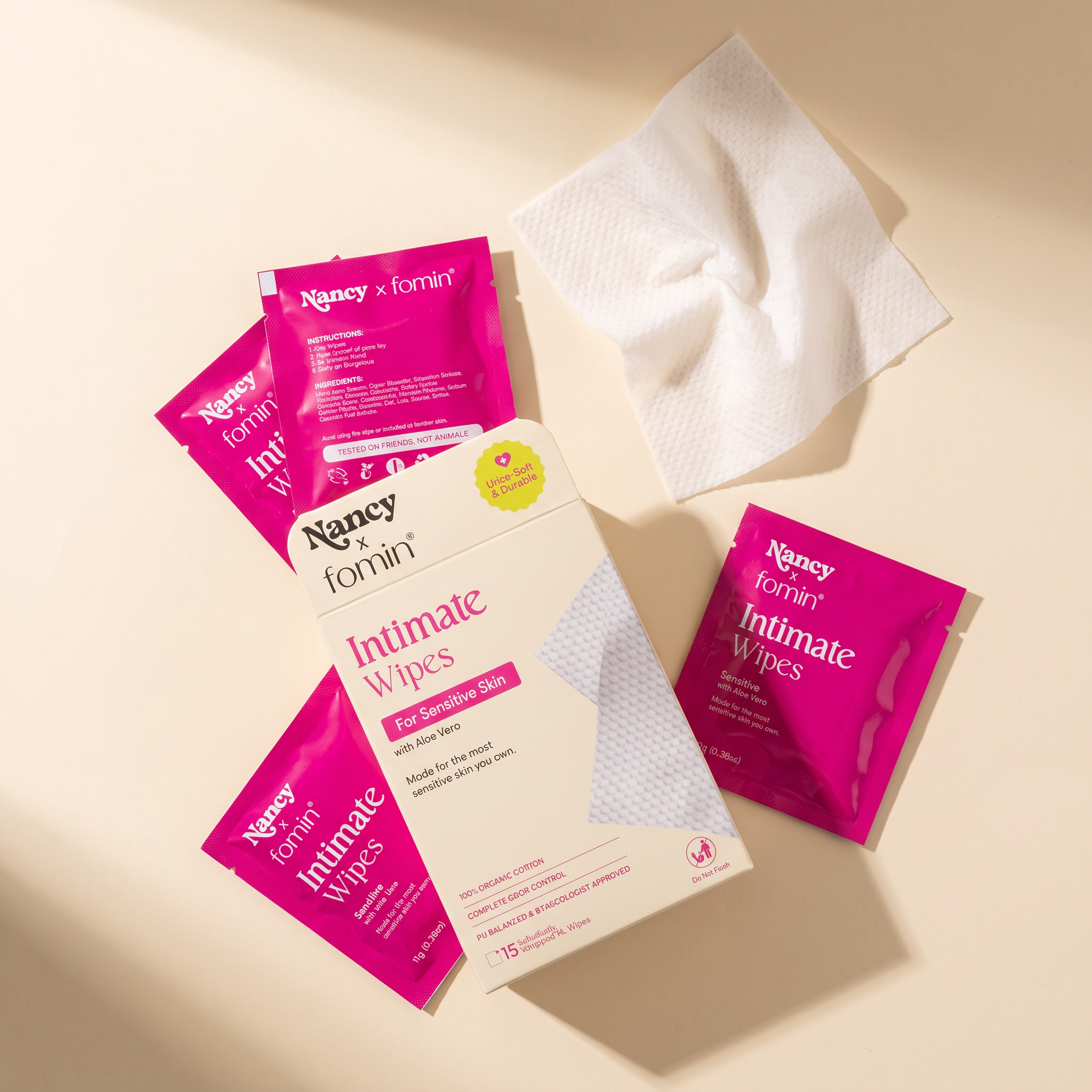 Nancy x Fomin - Intimate Wipes