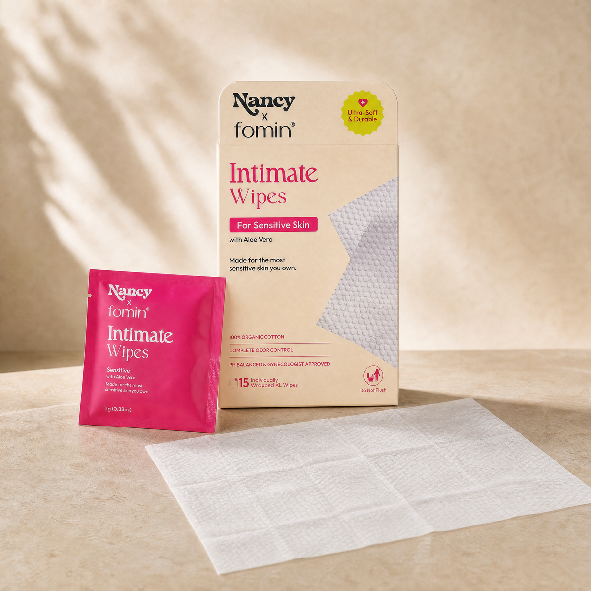 Nancy x Fomin - Intimate Wipes